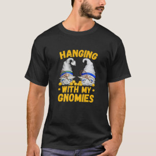 Camiseta Gracioso Jugador De Tenis Gnomes Cita - Colgando C