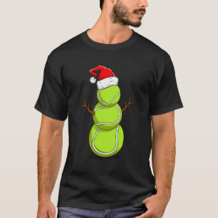 Camiseta Gracioso jugador de tenis regalo de Navidades Snow