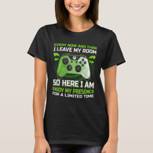 Camiseta Gracioso Jugador De Vez En Cuando Y Luego Abandono