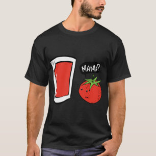 Camiseta Gracioso Jugo De Tomate Vegano Y Ensalada