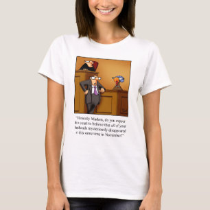 Camiseta ¡Gracioso juicio de Acción de Gracias a Turquía en