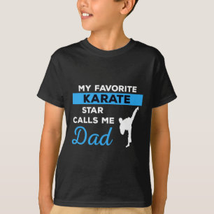 Camiseta Gracioso Karate Dad Artes Marciales que luchan con