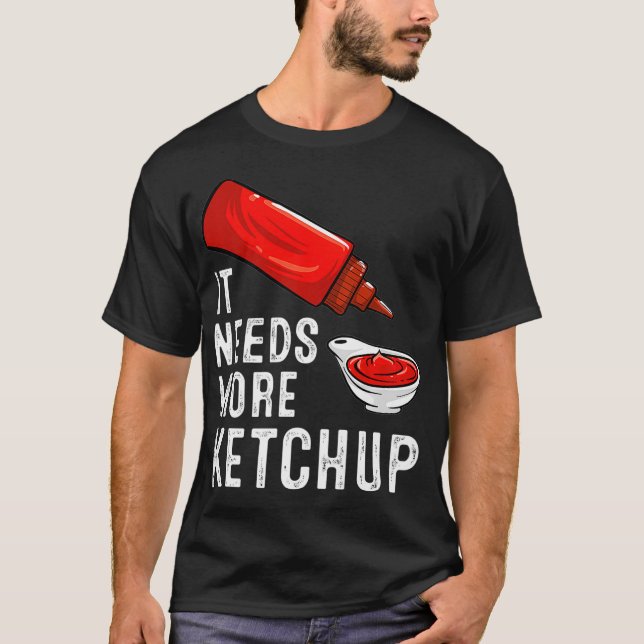Camiseta Gracioso Ketchup Lover Gift Hombres Mujeres Niños  (Anverso)