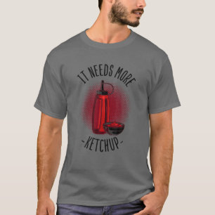 Camiseta Gracioso Ketchup Regalo Niños Pequeños Guay Necesi
