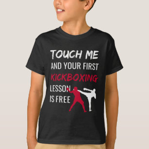 Camiseta Gracioso Kickboxing Kick Boxing Sensei T Shirft Re