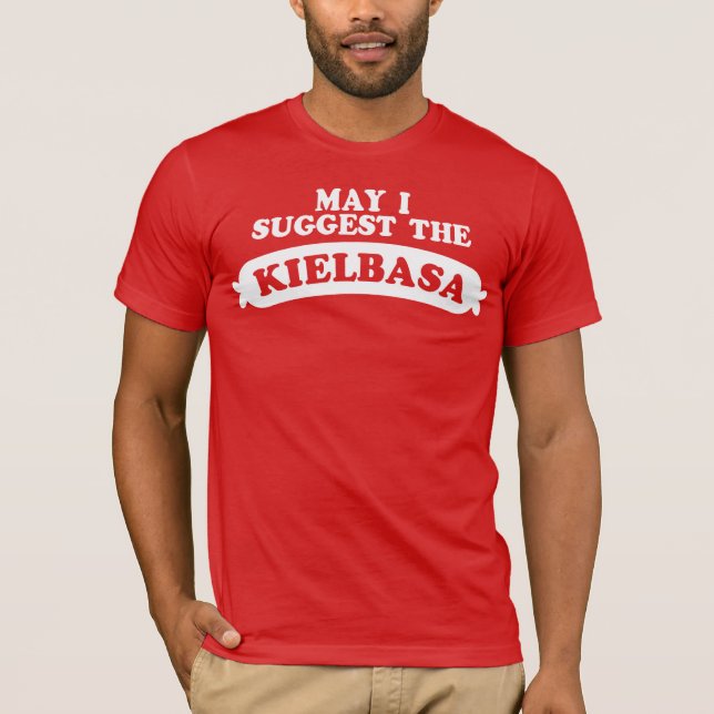 Camiseta Gracioso Kielbasa polaco (Anverso)