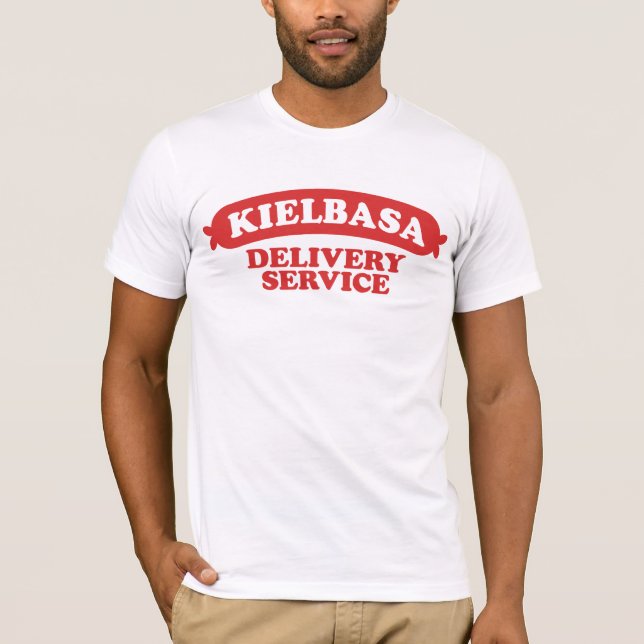 Camiseta Gracioso Kielbasa polaco (Anverso)