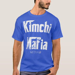 Camiseta Gracioso kimchi coreano de salud keto AF superior 