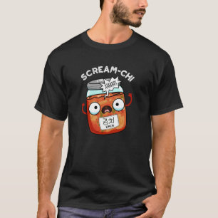 Camiseta Gracioso Kimchi de Scream-chi Puns Oscuro BG