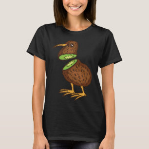 Camiseta Gracioso Kiwi Bird Gira a los hombres Guay Kiwi Bi
