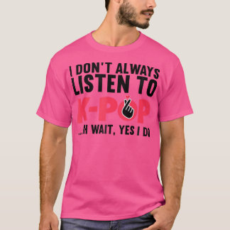 Camiseta Gracioso Kpop Art Para Adolescentes Chicas Mujeres