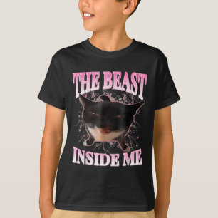 Camiseta Gracioso La Bestia Dentro De Mí Humor De Meme De G