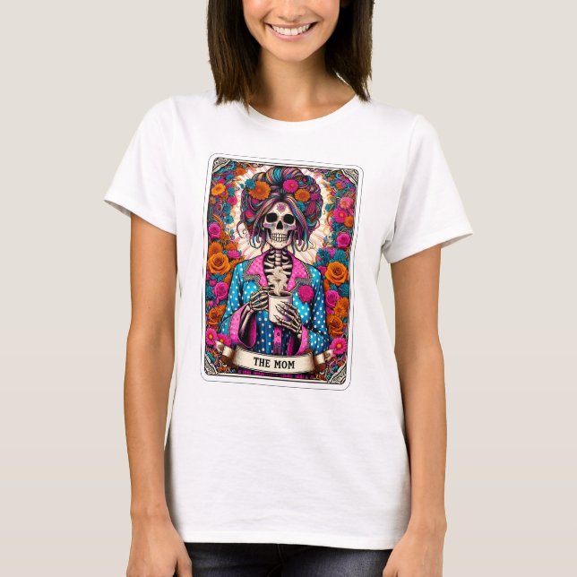 Camiseta Gracioso La Madre Skeleton Tarot (Anverso)