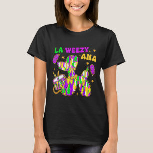 Camiseta Gracioso La Weezy Ana Mardi Gras Carnival Cake Wal