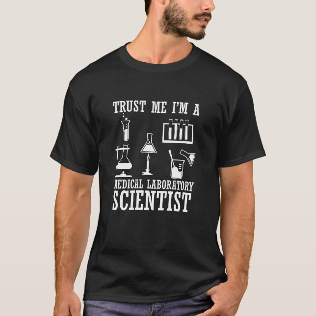 Camiseta Gracioso laboratorio de análisis de humor de espec (Anverso)
