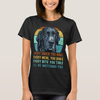 Camiseta Gracioso Laboratorio Negro Labrador Perro Recupera