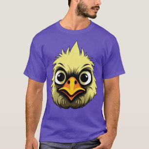 Camiseta Gracioso ladrón pollo Cara de granja animal amante