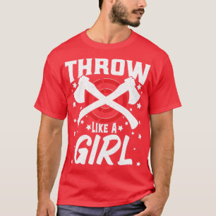 Camiseta Gracioso lanzador de hacha de hacha de hacha a los