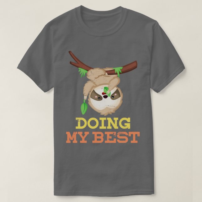 Camiseta Gracioso Lazy Animal Gift Sloth (Diseño del anverso)