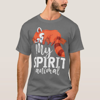 Camiseta Gracioso Lazy Red Panda My Spirit Animal