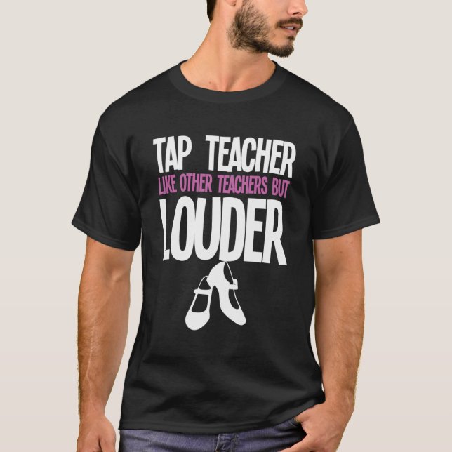 Camiseta Gracioso lema de baile del profesor de baile de ta (Anverso)
