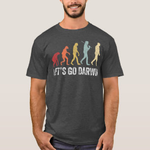 Camiseta Gracioso Lets Go Darwin camisaCharles Darwin cita 