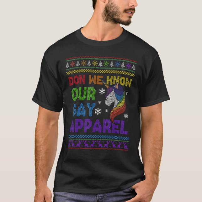 Camiseta Gracioso Lgbt Ahora Nuestro Gay De Apariencia Gay  (Anverso)
