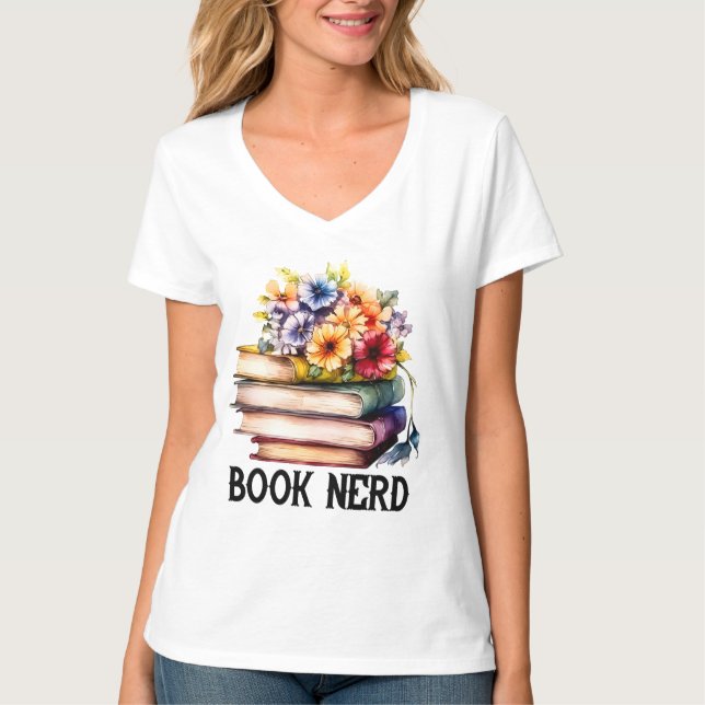 Camiseta Gracioso libro de arte de palabras nerd (Anverso)
