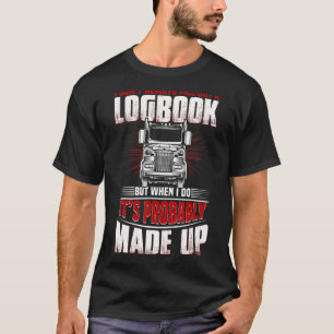 Camiseta Gracioso libro de bolígrafo de camioneros Truck Dr