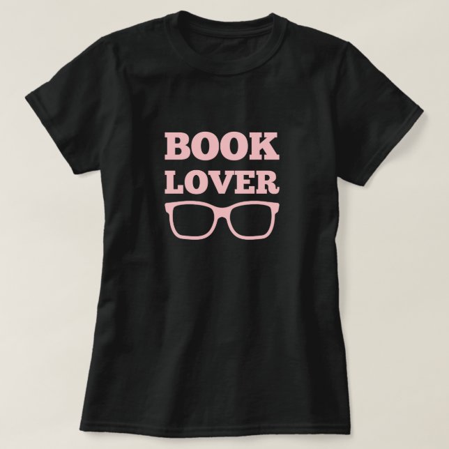 Camiseta Gracioso libro Lover Leading Glasses (Diseño del anverso)