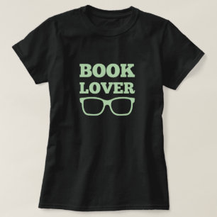 Camiseta Gracioso libro Lover Leading Glasses