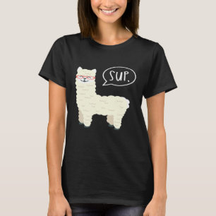 Camiseta Gracioso Llama Alpaca Lover Sup Adorable Fluffy An