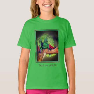 Camiseta Gracioso loro amazónico amarillo napado personaliz