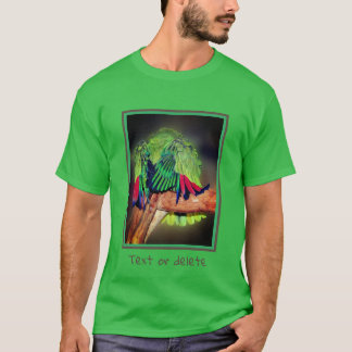 Camiseta Gracioso loro amazónico amarillo napado personaliz