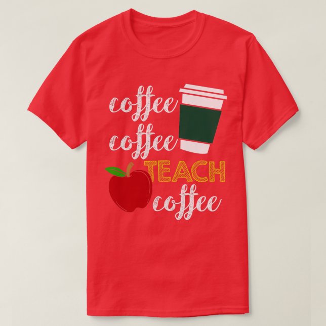 Camiseta Gracioso Maestro De Amante Del Café Para Hombres Y (Diseño del anverso)