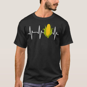 Camiseta Gracioso Maíz En La Cob Diseños Para Hombres Muj
