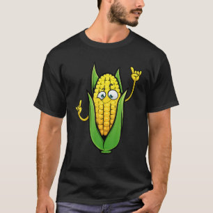 Camiseta Gracioso Maíz En La Cob Diseños Para Hombres Mujer