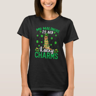 Camiseta Gracioso Malinois Es Mi Afortunado Encanto Malinoi