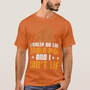 Camiseta Gracioso Mascota De Papas De Mugre Para Una Cavy G