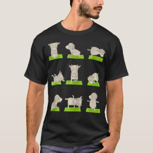 Camiseta Gracioso Mascota Goat Yoga En Instructor De Maestr
