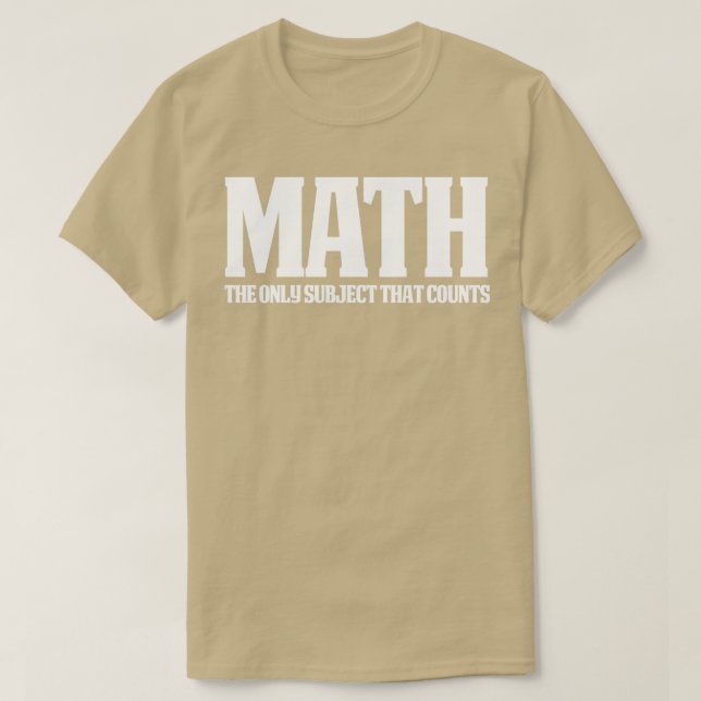 Camiseta Gracioso matemático grande matemático de regalo cu (Diseño del anverso)