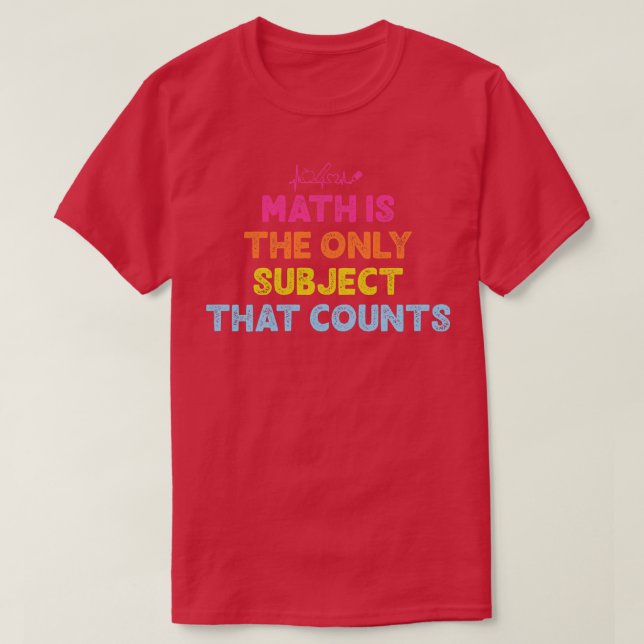 Camiseta Gracioso Math Math Math Math Math Math Math Math T (Diseño del anverso)