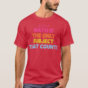 Camiseta Gracioso Math Math Math Math Math Math Math Math T