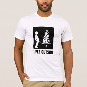 Camiseta Gracioso, me quedo con el inodoro exterior, campin