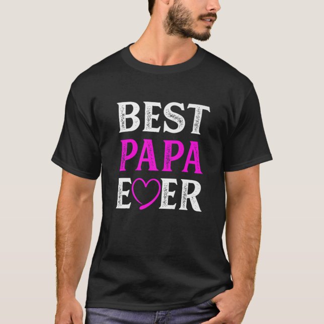 Camiseta Gracioso mejor papá que nunca coincidió con la fam (Anverso)