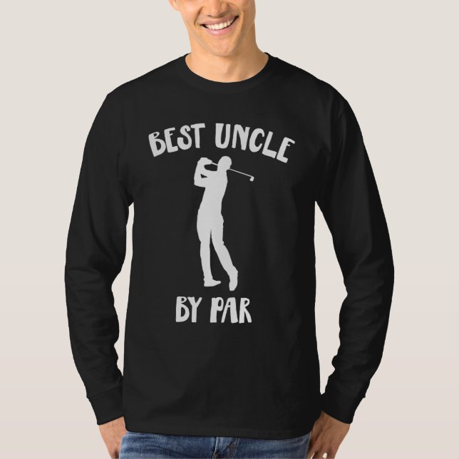 Camiseta Gracioso Mejor Tío Por Regalo De Golf Par (Anverso)