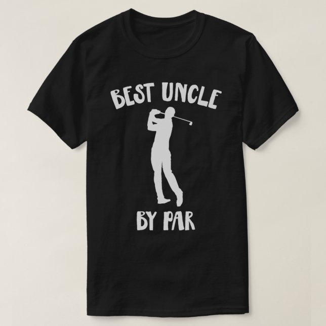 Camiseta Gracioso Mejor Tío Por Regalo De Golf Par (Diseño del anverso)