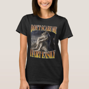 Camiseta Gracioso meme de Alpha Wolf No se me fastidia fáci