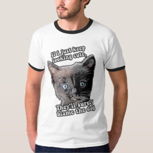 Camiseta Gracioso meme de gatos enojado para propietarios d