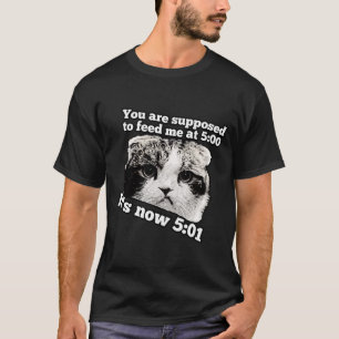 Camiseta Gracioso meme de gatos enojados para los dueños de